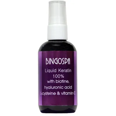 BingoSpa Płynna keratyna 100% z biotyną, kwasem hialuronowym, L-cysteiną i witaminą C