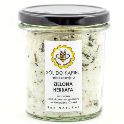 Miodowa Mydlarnia Sól do kąpieli `Zielona herbata`