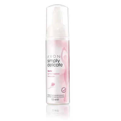 Avon Simply Delicate, Gentle Feminine Touch Mousse Cleanser (Pianka do higieny intymnej)