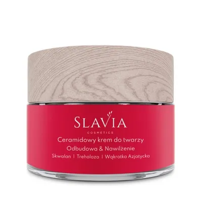 Slavia Cosmetics Ceramidowy krem do twarzy `Odbudowa i nawilżenie`