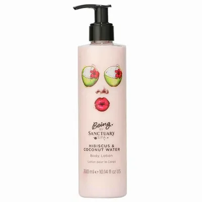 Being by Sanctuary Spa Hibiskus & Coconut Water Body Lotion (Balsam do ciała `Hibiskus & woda kokosowa`)