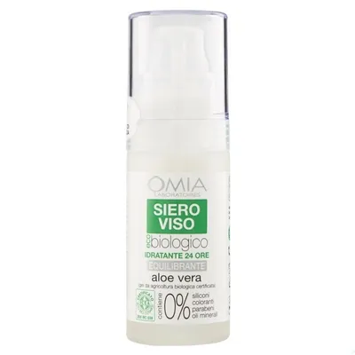 Omia Laboratoires Eco Biologico, Siero Viso Aloe Vera (Serum do twarzy eco `Bio Aloe Vera`)