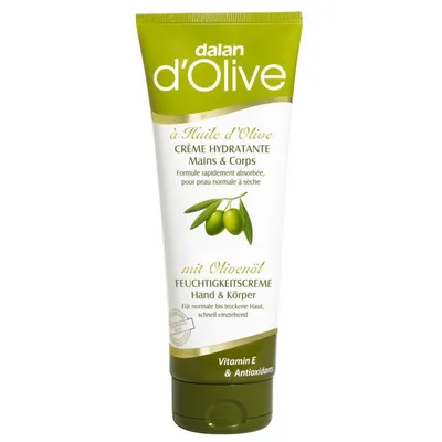 Dalan d' Olive, Olive Oil Body & Hand Cream (Nawilżający oliwkowy krem do ciała i rąk)