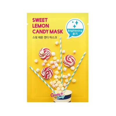 Candy O'Lady Sweet Lemon Candy Mask (Rozjaśniająca maska w płachcie)
