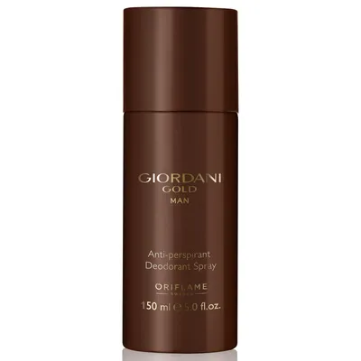 Oriflame Giordani Gold Man, Anti-perspirant Deodorant Spray (Antyperspiracyjny dezodorant w sprayu)