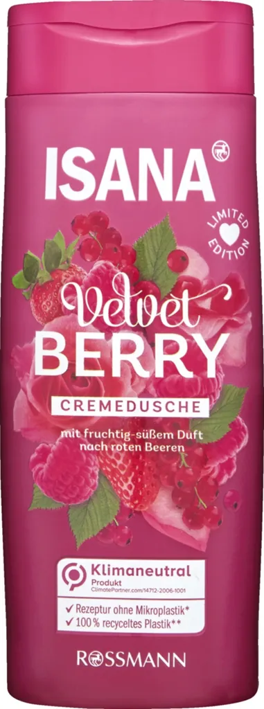 Isana Velvet Berry Cremedusche (Kremowy żel pod prysznic)