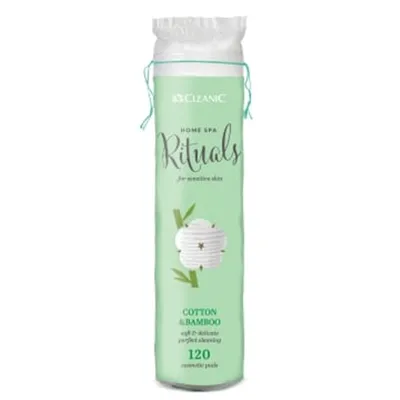 Cleanic Home SPA Rituals, Płatki kosmetyczne `Cotton & Bamboo`
