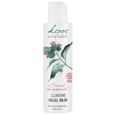 Kivvi Cleansing Facial Wash (Tonizujący płyn do twarzy `Łopian i Mięta`)