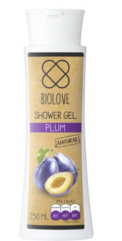 Biolove Plum, Shower Gel (Żel pod prysznic `Śliwka`)