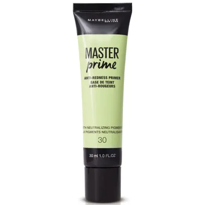 Maybelline New York Master Prime, Anti-redness Primer with Neutralizing Pigments (Baza pod makijaż niwelująca zaczerwienienia)