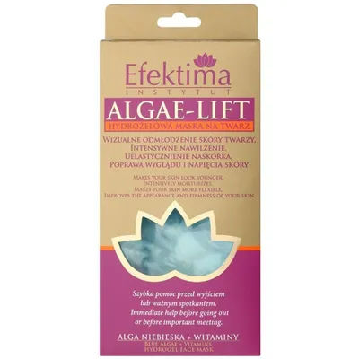 Efektima Algae-Lift, Hydrożelowa maska z efektem liftingującym