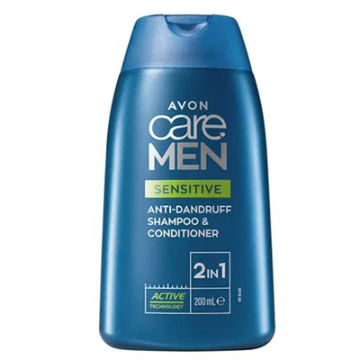 Avon Care Men, Sensitive Anti- Dandruff 2 in 1 Shampoo & Conditioner (Szampon przeciwłupieżowy z odżywką 2 w 1)