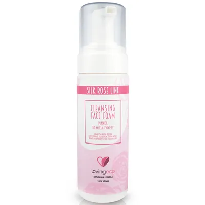 Lovingeco Silk Rose Line, Cleansing Face Foam (Pianka do mycia twarzy)