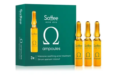 Saffee Acne Skin,  Ampoules (3-dniowy pielęgnacyjny zestaw startowy łagodzący objawy trądziku)