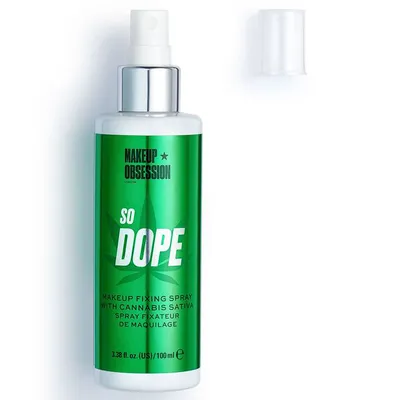 Makeup Obsession London So Dope, CBD Fix Makeup Fixing Spray with Cannabis Sativa (Mgiełka utrwalająca makijaż)