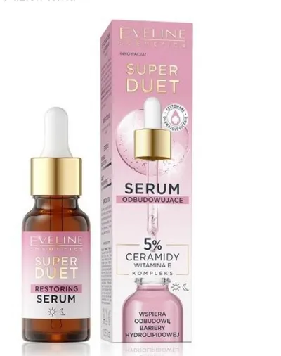 Eveline Cosmetics Super Duet, 5% Ceramidy, Serum odbudowujące