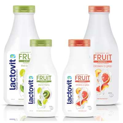Lactovit Fruit, Shower Gel (Żel pod prysznic (różne rodzaje))