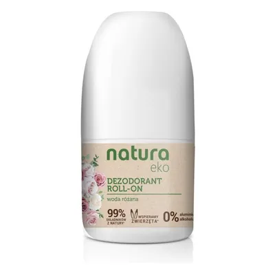 Natura Eko Dezodorant roll-on `Woda różana`