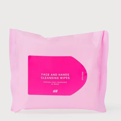 H&M Face and Hands Cleasing Wipes (Chusteczki nawilżane oczyszczające do twarzy i rąk)
