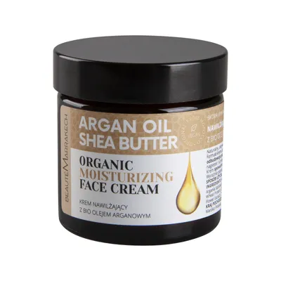 Beaute Marrakech Moisturizing Face Cream Argan Oil and Shea Butter (Nawilżający krem do twarzy z bio olejem arganowym)