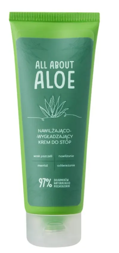 All About Aloe Nawilżająco-wygładzający krem do stóp (nowa wersja)