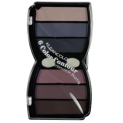 Kleancolor 6 Color Contour Eyeshadow Palette Matte (Paleta 6 matowych cieni do konturowania oka)