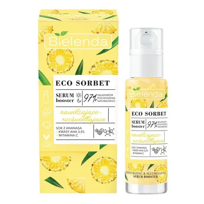 Bielenda Eco Sorbet, Serum - booster nawilżająco-rozświetlający `Ananas`