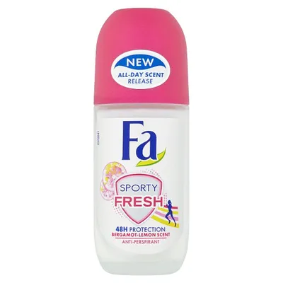 Fa Sporty Fresh, Bergamot-Lemon Scent Anti-perspirant 48h Protection (Dezodorant w kulce)
