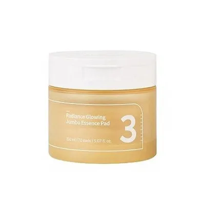 Numbuzin No.3 Radiance Glowing Jumbo Essence Pad (Płatki rozświetlające do twarzy)