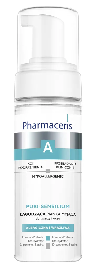 Pharmaceris A, Puri - Sensilium, Łagodząca pianka myjąca do twarzy