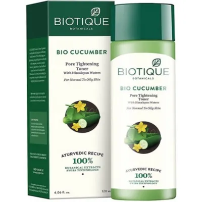 Biotique Bio Cucumber Pore Tightening Toner (Tonik ogórkowy z wodą himalajską)