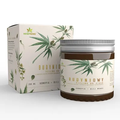 Hemp King Budyniowy peeling konopny z CBD do ciała