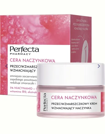 Perfecta Pharmacy, Cera Naczynkowa, Przeciwzmarszczkowy krem wzmacniający naczynka (nowa wersja)