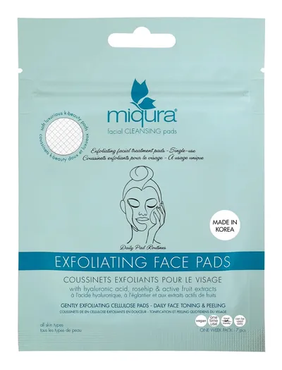 Miqura Exfoliating Face Pads (Złuszczające płatki do twarzy)