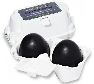 Holika Holika Charcoal, Egg Soap (Mydła do twarzy z aktywnym węglem)