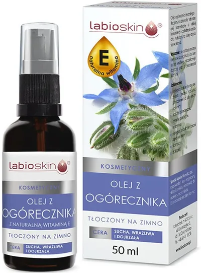 LabioSkin Kosmetyczny olej z ogórecznika lekarskiego tłoczony na zimno