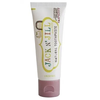Jack N'Jill Natural Toothpaste Raspberry (Naturalna pasta do zębów z organiczną maliną i ksylitolem)