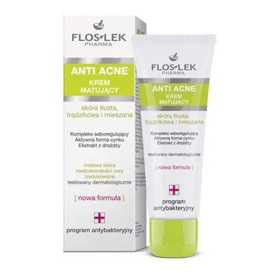 Floslek Anti Acne, Krem matujący
