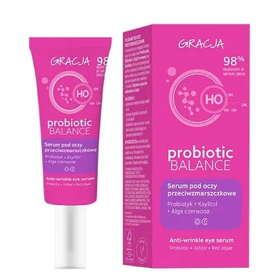 Miraculum Gracja, Probiotic Balance Anti - wrinkle Eye Cream (Przeciwzmarszczkowe serum pod oczy)