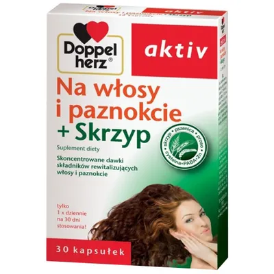 Doppelherz Aktiv, Na włosy i paznokcie + Skrzyp