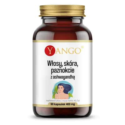 Yango Włosy skóra paznokcie z ashwagandhą, Suplement diety