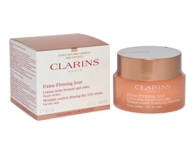 Clarins Extra-Firming Day Rich Cream For Dry Skin (Ujędrniający krem na dzień do skóry suchej)