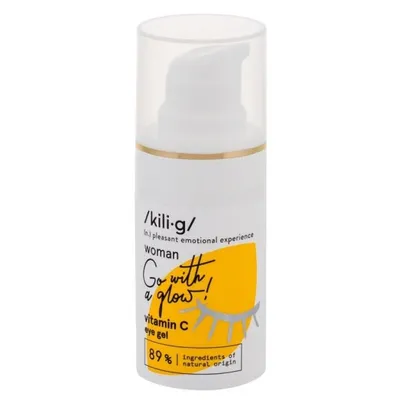 Kili·g Go with a Glow! Woman Vitamin C, Eye Gel (Żel pod oczy z witaminą C)
