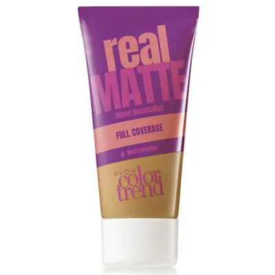 Avon Color Trend, Real Matte Full Coverage Waterproof Liquid Foundation (Podkład matujący)