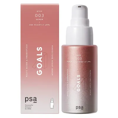 PSA Goals Multi Acids & Probiotics Perfecting Night Serum (Serum do twarzy)
