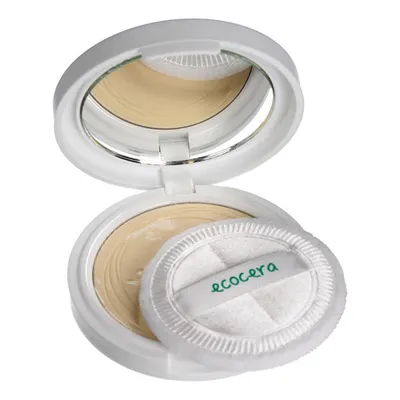 Ecocera Banana Pressed Powder for Oily and Combination Skin (Prasowany puder bananowy matujący do cery tłustej i mieszanej)