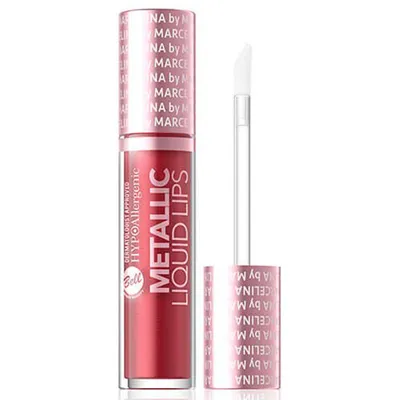 Bell HYPOAllergenic, Metallic Liquid Lips by Marcelina (Płynna pomadka metaliczna)