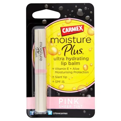 Carma Laboratories Carmex, Moisture Plus Ultra Hydrating Lip Balm (Ultranawilżający balsam do ust w sztyfcie)