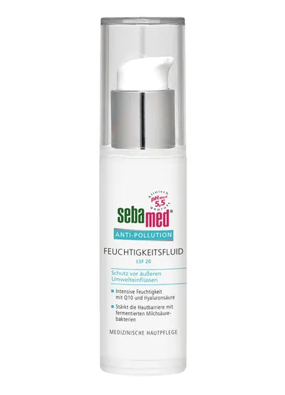 Seba Med Anti-Pollution Feuchtigkeitsfluid (Delikatny krem/fluid z filtrem SPF 20)