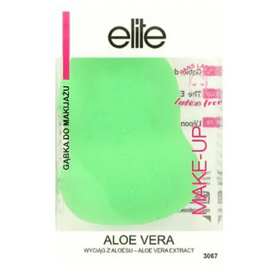 Elite Models Egg Sponge With Aloe Vera Extract (Gąbka do makijażu z wyciągiem z aloesu)
